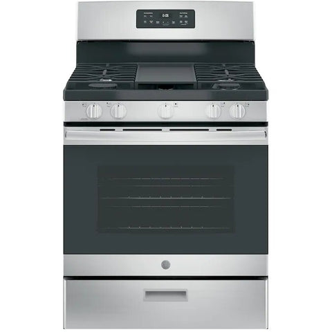 GE 30-in 5 Burners 5-cu ft Freestanding Gas Range (Stainless Steel) - PCW ELECTRONICS & PARTS - ONLINE 