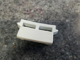 Genuine OEM General Electric WR2X5795 Refrigerator Door Shelf End Cap-White.h9e2