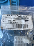 OEM Bosch Dishwasher Model SHU43C02UC/40 Hinge Cover 00422794 H11f1
