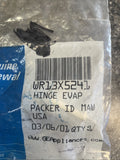 WR13X5241 EVAPORATOR DOOR TOP  HINGE  GE GENUINE OEM H9A3