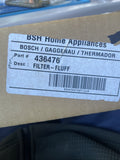 NEW Genuine/OEM Bosch FILTER-FLUFF, Part # 00436476