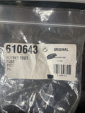 Genuine OEM Bosch 610643 Washing Machine Adjustable Foot Silver  H11E2