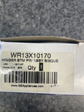 WR13x10170  hinge btm pin assy bisque GE GENUINE OEM . H9A4