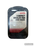 New Gemline Compact Broiler Pan and Rack Set BP1800