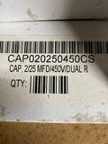 Dual Run Capacitor 20+2.5uF 450V CAP020250450CS H12Wallwhite