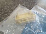Genuine OEM GE WR2X7233 Refrigerator Retainer Bar End Cap White. H9d1