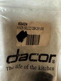 Dacor Control Knob 83424 Black Chrome Range Cooktop Oven Replacement H12F2