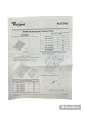 New Whirlpool Maytag Stationary Clothes Dryers Rack -W1011971B (H.1)