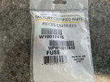 Whirlpool W10017410 WPW10017410 Microwave Oven FuseReplaces 312801 .Front Jd1
