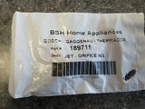 New OEM Bosch Thermador 189715 Orifice Jet 00189715 .H11b2