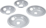 W10291024 OEM round Electric Range Burner Drip Bowls, Grey H1A3