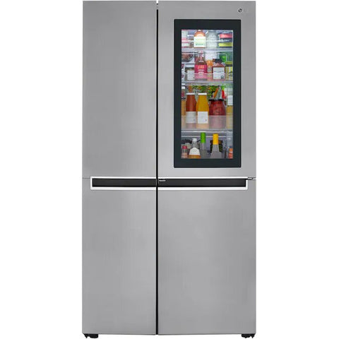Side-by-Side Refrigerator with Ice Maker (Platinum Silver) - PCW ELECTRONICS & PARTS - ONLINE 