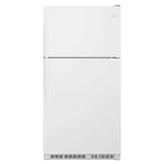 Whirlpool 20.5-Cu Ft Top-Freezer Refrigerator With Optional Ice Maker Kit- White