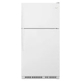 Whirlpool 20.5-Cu Ft Top-Freezer Refrigerator With Optional Ice Maker Kit- White