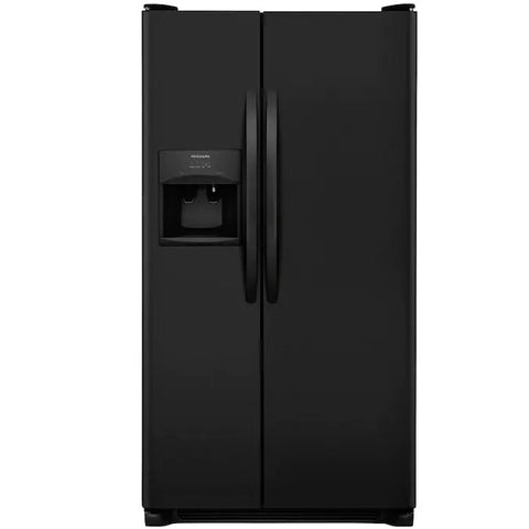 Frigidaire 25.5-cu ft Side-by-Side Refrigerator with Ice Maker (Black) - PCW ELECTRONICS & PARTS - ONLINE 