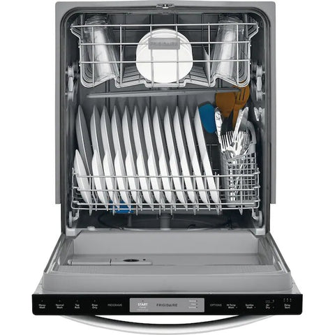 Frigidaire 54-Decibel Top Control 24-In Built-In Dishwasher (Easycare Stainless Steel) Energy Star