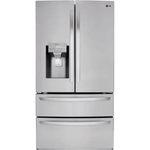 Smart Wi-Fi Enabled 27.8-cu ft 4-Door French Door Refrigerator with Ice Maker (Printproof Stainless Steel) ENERGY STAR - PCW ELECTRONICS & PARTS - ONLINE 
