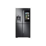 Samsung Family Hub 22-cu ft 4-Door Counter-Depth French Door Refrigerator with Ice Maker (Fingerprint Resistant Black Stainless Steel) ENERGY STAR - PCW ELECTRONICS & PARTS - ONLINE 