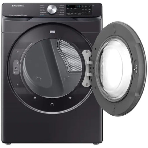 Samsung Smart 7.5-cu ft Stackable Steam Cycle Electric Dryer (Fingerprint Resistant Black Stainless Steel) ENERGY STAR - PCW ELECTRONICS & PARTS - ONLINE 