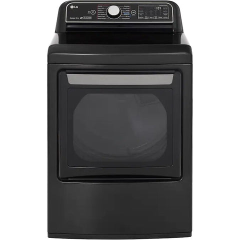 TurboSteam Smart Wi-Fi Enabled 7.3-cu ft Steam Cycle Electric Dryer (Black Steel) ENERGY STAR - PCW ELECTRONICS & PARTS - ONLINE 