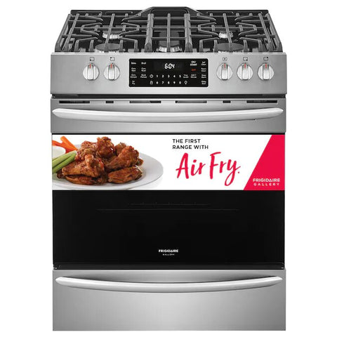 Frigidaire Gallery 30-in 5 Burners 5.6-cu ft Self-Cleaning Air Fry Convection Oven Freestanding Gas Range (Smudge-proof Stainless Steel) - PCW ELECTRONICS & PARTS - ONLINE 