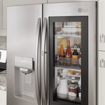 InstaView Smart Wi-Fi Enabled 26-cu ft French Door Refrigerator with Dual Ice Maker and Door within Door (Printproof Stainless Steel) ENERGY STAR - PCW ELECTRONICS & PARTS - ONLINE 