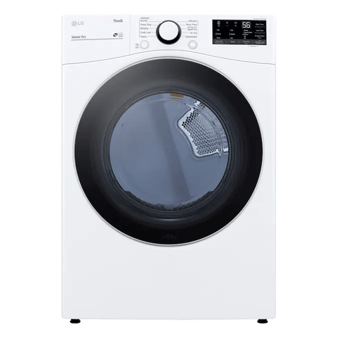 LG ThinQ 7.4-cu ft Electric Dryer (White) ENERGY STAR - PCW ELECTRONICS & PARTS - ONLINE 