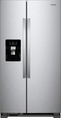 Whirlpool 24.5-cu ft Side-By-Side Refrigerator with Infinity Slide Shelf - Fingerprint Resistant Stainless Steel - PCW ELECTRONICS & PARTS - ONLINE 